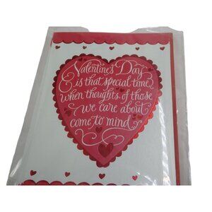 Hallmark Valentines Day Special Time Thuoghts Love Heart 6 Cards 5 envelopes
